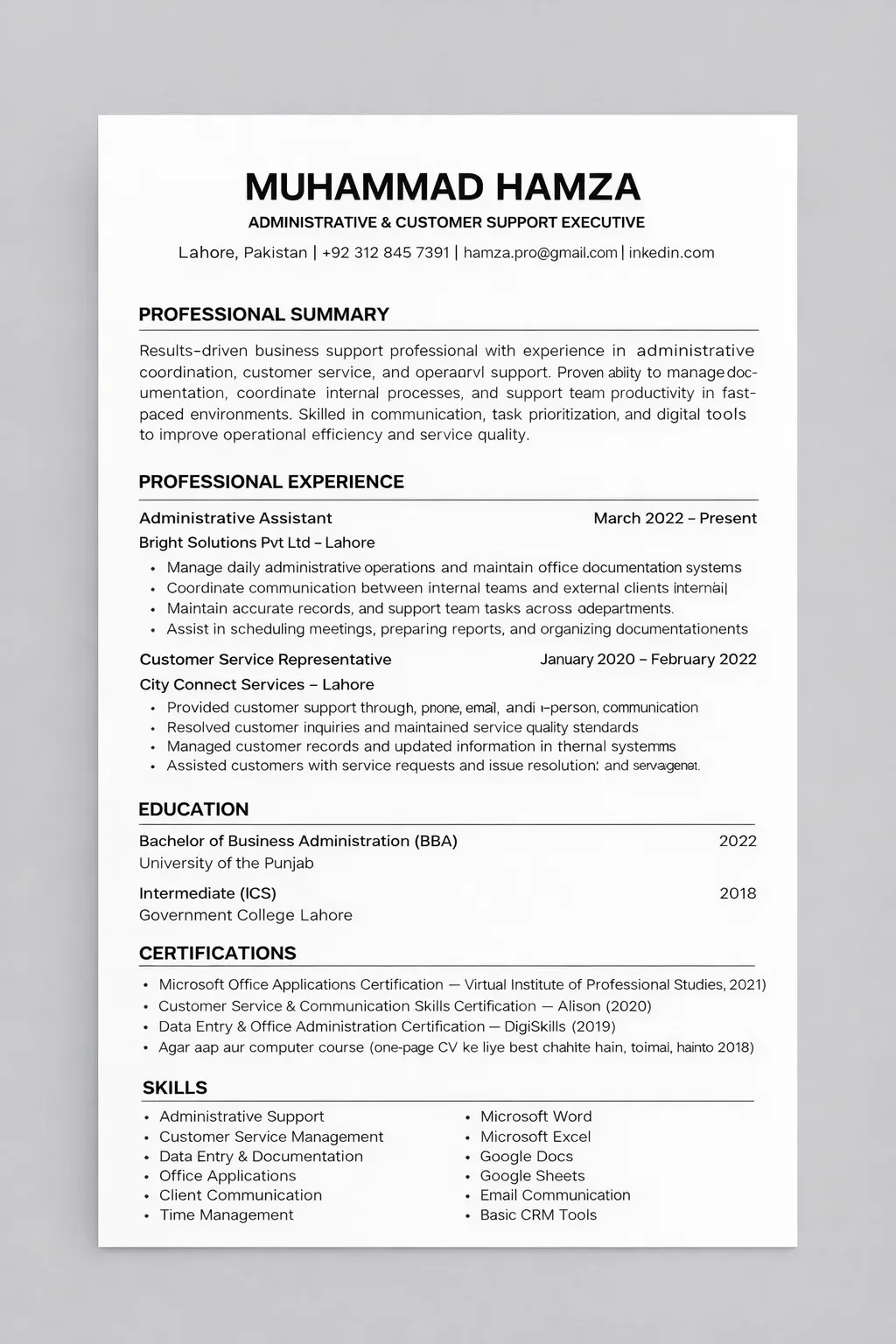 ATS CV Writing Service Pakistan | Pixely Careers
